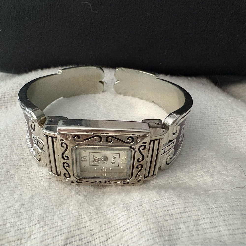 Silver Engraved Cuff Watch Texas A & M watch